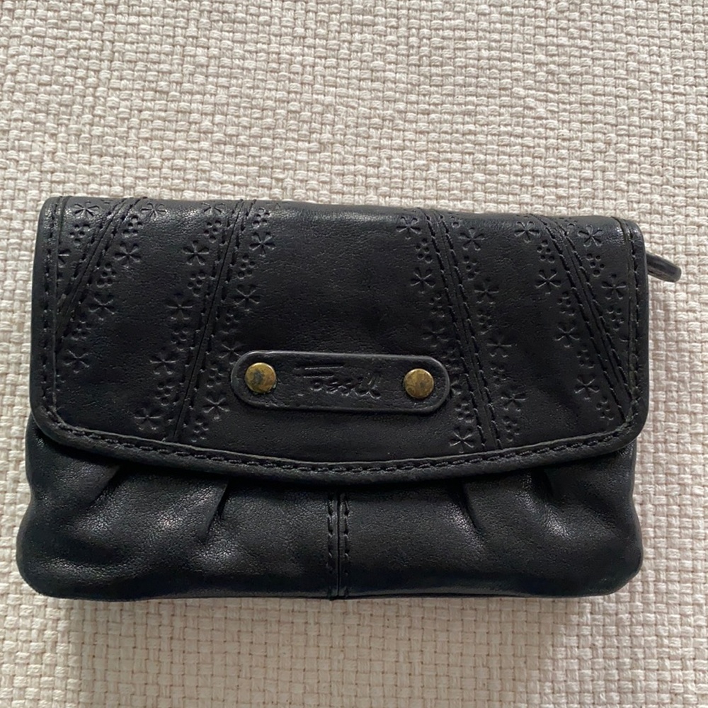 Fossil Genuine Leather Coin Purse/ Wallet